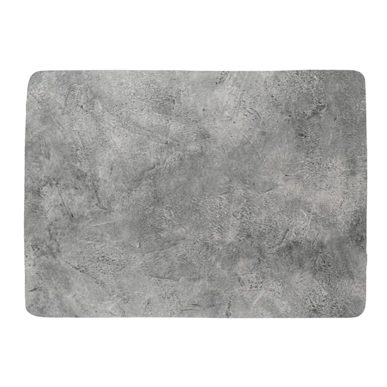 Linge De Bain|Tapis De Bain|TENDANCE Tapis de bain caoutchouc naturel antidérapant (45 x 60 cm) Nature Brute Gris