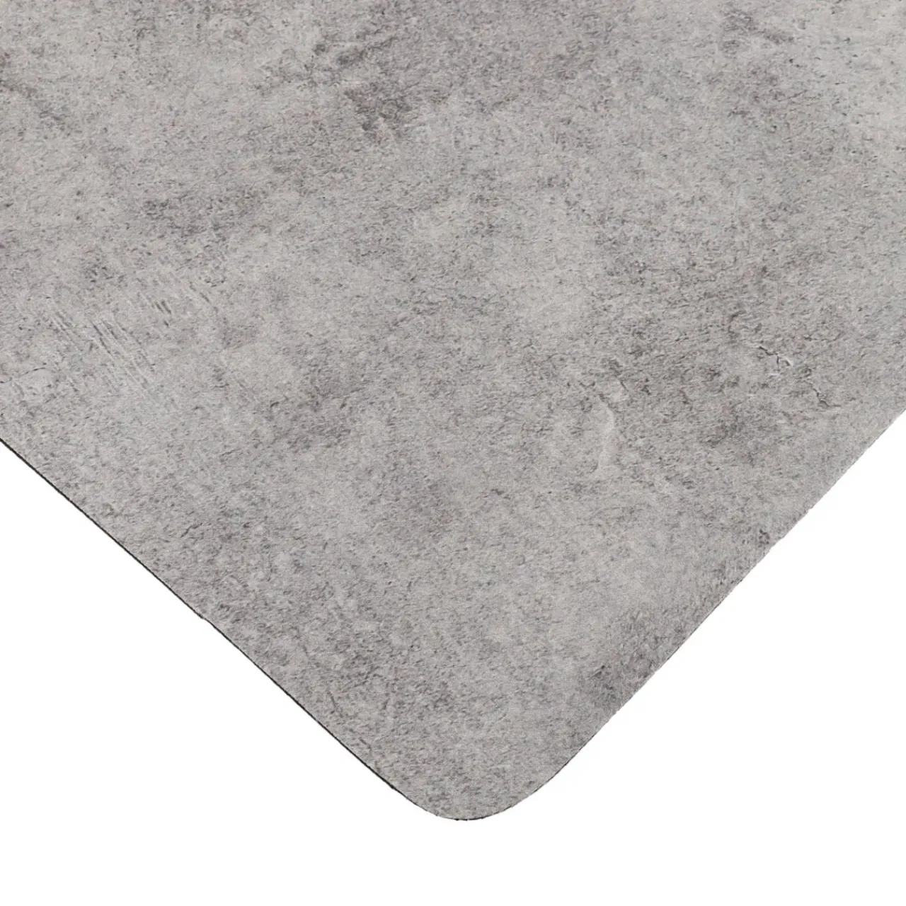 Linge De Bain|Tapis De Bain|TENDANCE Tapis de bain caoutchouc naturel antidérapant (45 x 60 cm) Nature Brute Gris