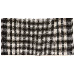 Linge De Bain|Tapis De Bain|TENDANCE Tapis de bain chenille microfibre (45 x 90 cm) Tokyo Noir