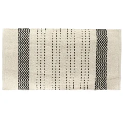 Linge De Bain|Tapis De Bain|TENDANCE Tapis de bain coton (45 x 90 cm) Saint Leu Noir