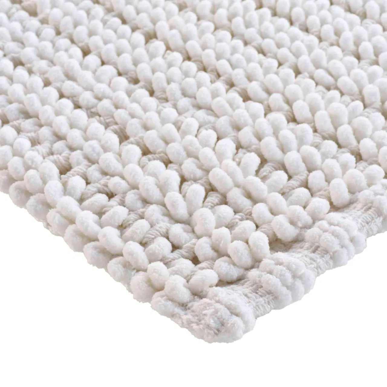 Linge De Bain|Tapis De Bain|douceur d'intu017drieur Tapis de bain en coton (50 x 80 cm) Voltis Blanc