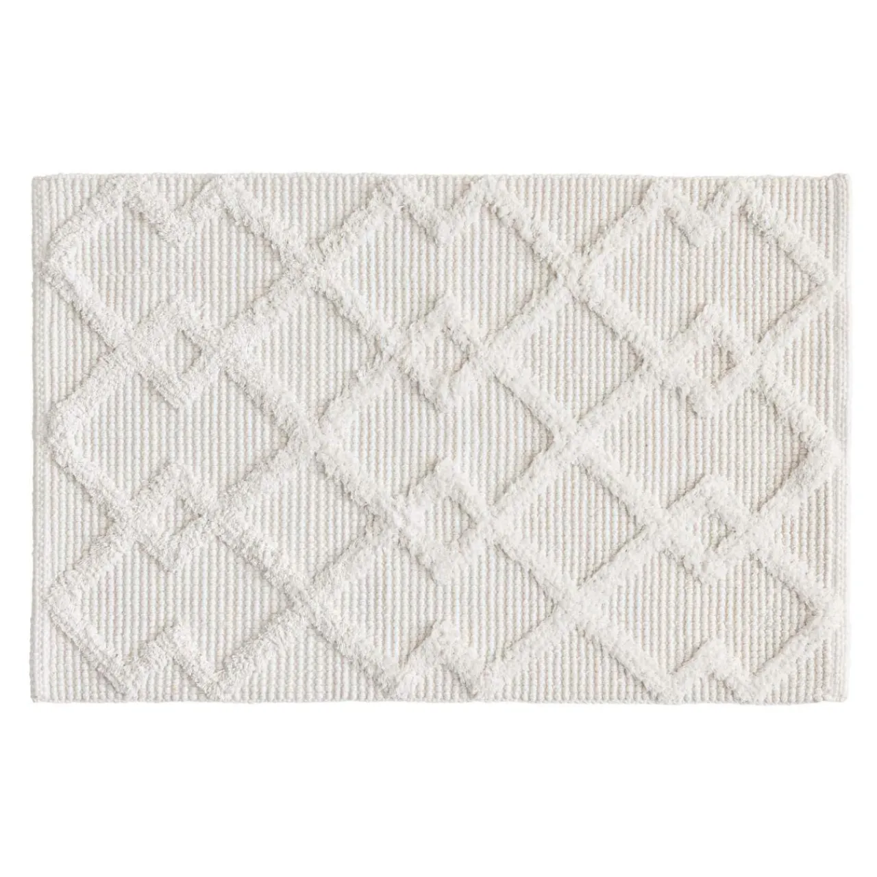 Linge De Bain|Tapis De Bain|douceur d'intu017drieur Tapis de bain en coton (50 x 80 cm) Otis Beige Ecru