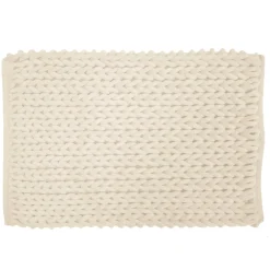 Linge De Bain|Tapis De Bain|douceur d'intu017drieur Tapis de bain en coton (50 x 80 cm) Ariel Ecru