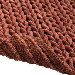 Linge De Bain|Tapis De Bain|douceur d'intu017drieur Tapis de bain en coton (50 x 80 cm) Ariel Terracotta