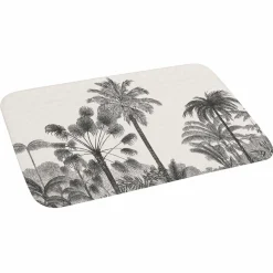 Tapis Salle De Bain/Wc|DOUCEUR D'INTERIEUR Tapis de bain microfibre (45 x 75 cm) Cocoty Noir