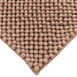 Linge De Bain|Tapis De Bain|TENDANCE Tapis de bain microfibre (50 x 80 cm) Boules Cappuccino