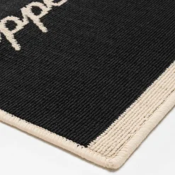 Tapis De Cuisine|Tapis Multi-Usage|DOUCEUR D'INTERIEUR Tapis de cuisine (50 x 120 cm) Appetito Noir