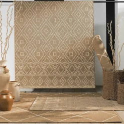 Tapis De Chambre/Salon|DOUCEUR D'INTERIEUR Tapis de salon (120 x 170 cm) Tania Beige