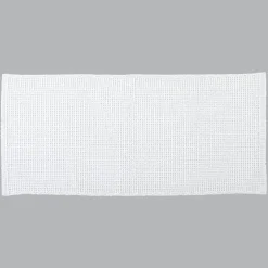 Tapis De Chambre/Salon|TENDANCE Tapis de salon coton (50 x 120 cm) Mimetisme Blanc