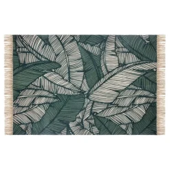 Tapis De Chambre/Salon|ATMOSPHERA Tapis de salon coton (120 x 170 cm) Jungle Vert