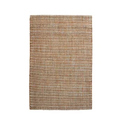 Tapis De Chambre/Salon|EMINZA Tapis de salon rectangulaire jute tissée main (160 x 230 cm) Weston Marron