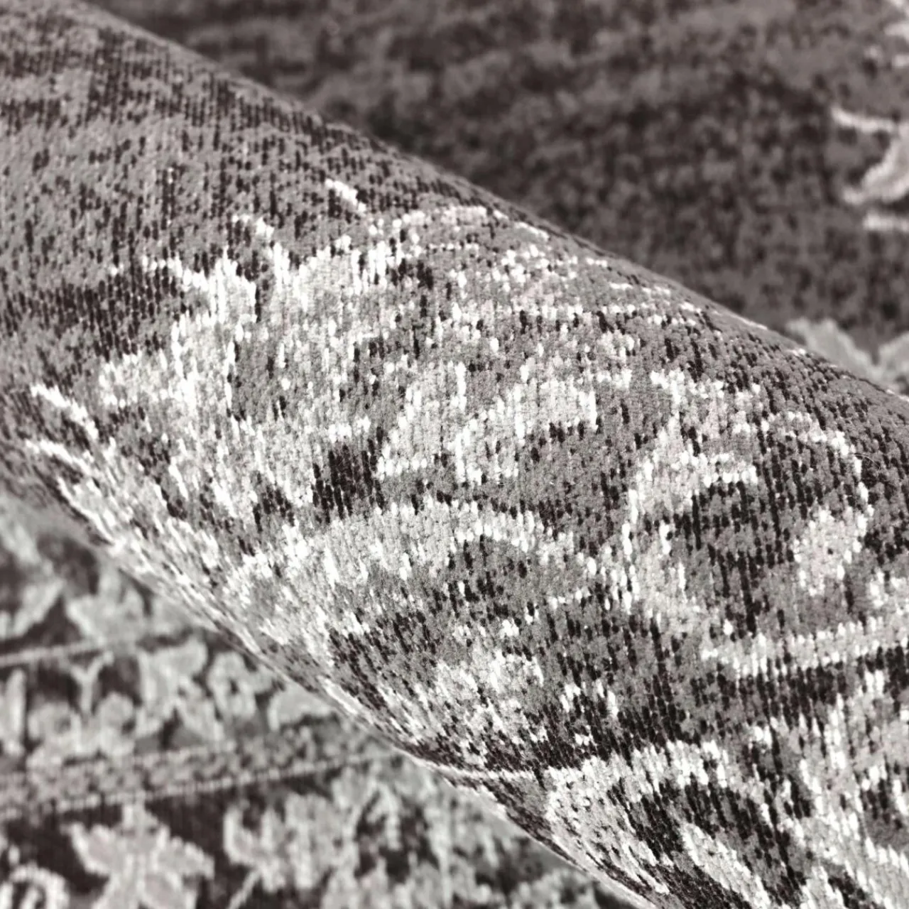 Tapis De Chambre/Salon|EMINZA Tapis de salon rectangulaire jacquard (160 x 230 cm) Sana Gris