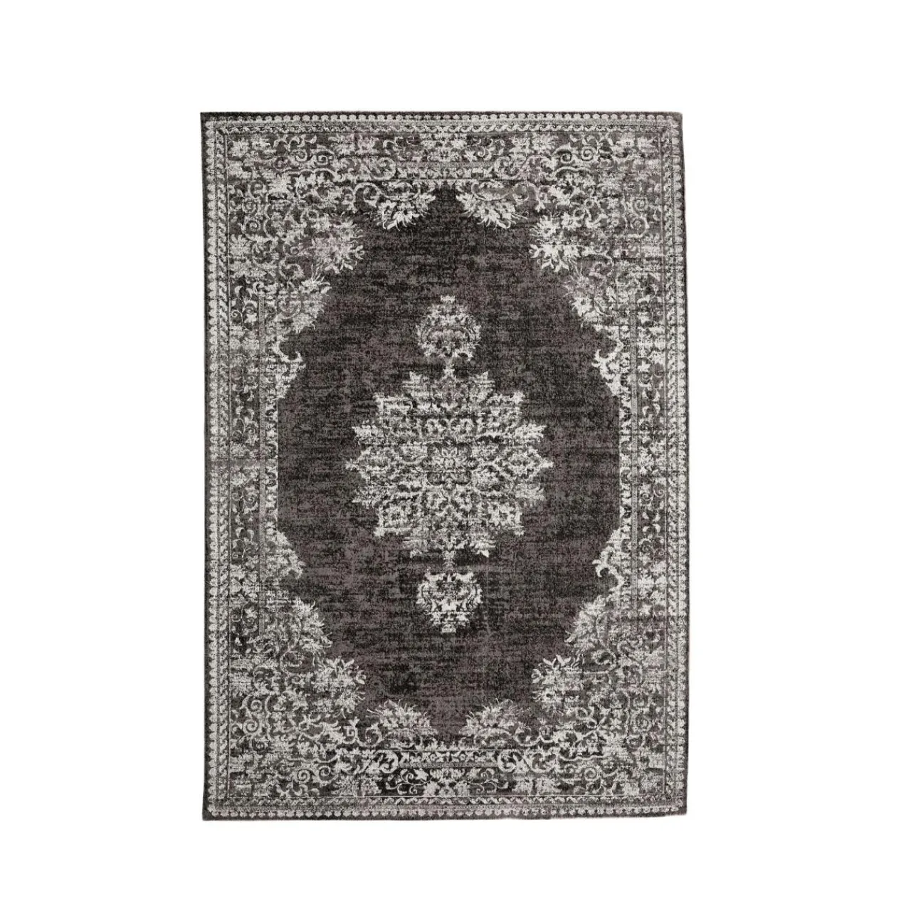 Tapis De Chambre/Salon|EMINZA Tapis de salon rectangulaire jacquard (160 x 230 cm) Sana Gris