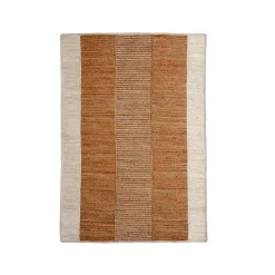 Tapis De Chambre/Salon|EMINZA Tapis de salon rectangulaire jute tissée main (140 x 200 cm) Hudson Marron