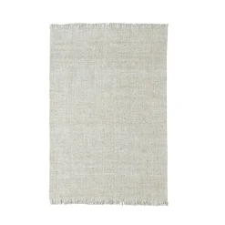 Tapis De Chambre/Salon|EMINZA Tapis de salon rectangulaire laine tissée (140 x 200 cm) Jacks Beige