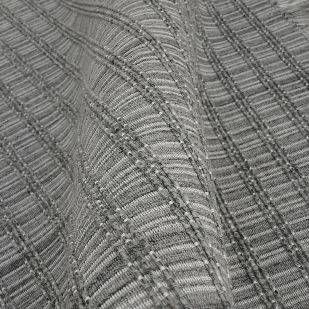 Tapis De Chambre/Salon|EMINZA Tapis de salon rectangulaire matière recyclée (140 x 200 cm) Priya Gris