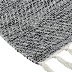 Tapis De Chambre/Salon|TENDANCE Tapis salon coton (45 x 90 cm) Jade Gris