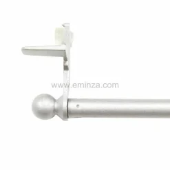 Tringle Voilage Et Support|LUANCE Tringle extensible Fix'vit (30 à 50 cm) Argent