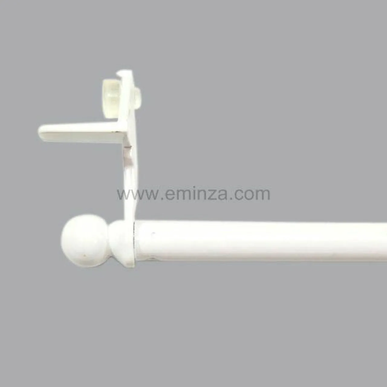 Tringle Voilage Et Support|LUANCE Tringle extensible Fix'vit (80 à 120 cm) Blanc