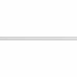 Tringle Plafond|Tringle À Rideau, Barre Et Support|LUANCE Tringle rideau métal extensible (L185 - 350 cm / D28 mm) Lino mat Blanc