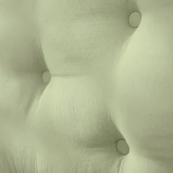 Tête-De-Lit|EMINZA Tête de lit coussin gaze de coton (80 x 50 cm) Gaïa Vert tilleul