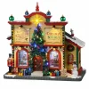 Village De Noël Lemax|LEMAX Village de Noël à piles lumineux Boutique de Cranberry Hill