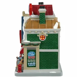 Village De Noël Lemax|LEMAX Village de Noël à piles lumineux Boutique de jouets Fur-Ever