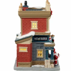 Village De Noël Lemax|LEMAX Village de Noël à piles lumineux Barbier de East village