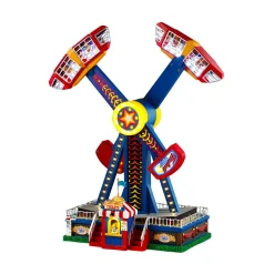 Village De Noël Lemax|LEMAX Village de Noël lumineux, musical et animé Frénésie de boules de feu