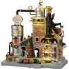 Village De Noël Lemax|LEMAX Village de Noël lumineux, musical et animé Usine de Truffes chocolatées de Noël