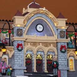 Village De Noël Lumineux|KAEMINGK Village de Noël lumineux et musical Gare de train