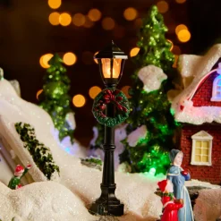 Village De Noël Lumineux|KAEMINGK Village de Noël lumineux et animé (H31 cm) Aventures d'hiver Multicolore