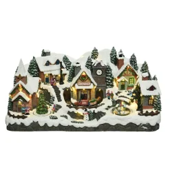 Village De Noël Lumineux|KAEMINGK Village de Noël lumineux Montagne enneigée Multicolore