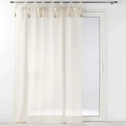 Voilage|DOUCEUR D'INTERIEUR Voilage à passants (140 x 240 cm) Dalila Ecru