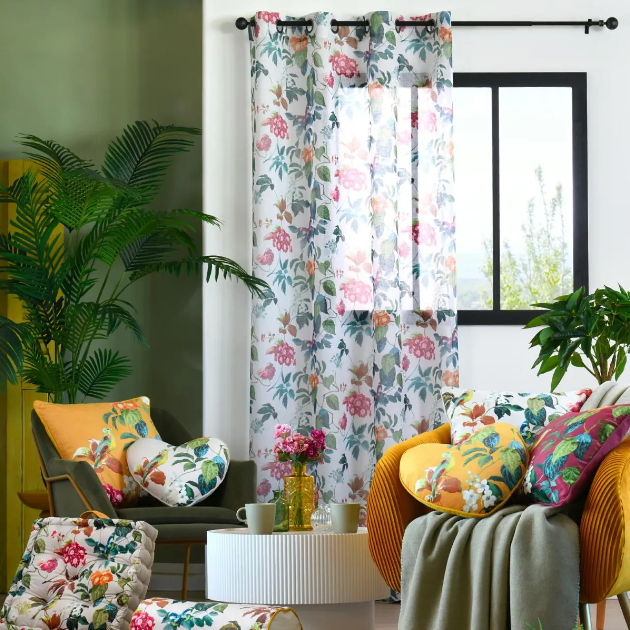 Voilage|STOF Voilage (140 x 260 cm) Emmy Multicolore