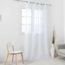 Voilage|LINDER Voilage (145 x 240 cm) Givrée Blanc