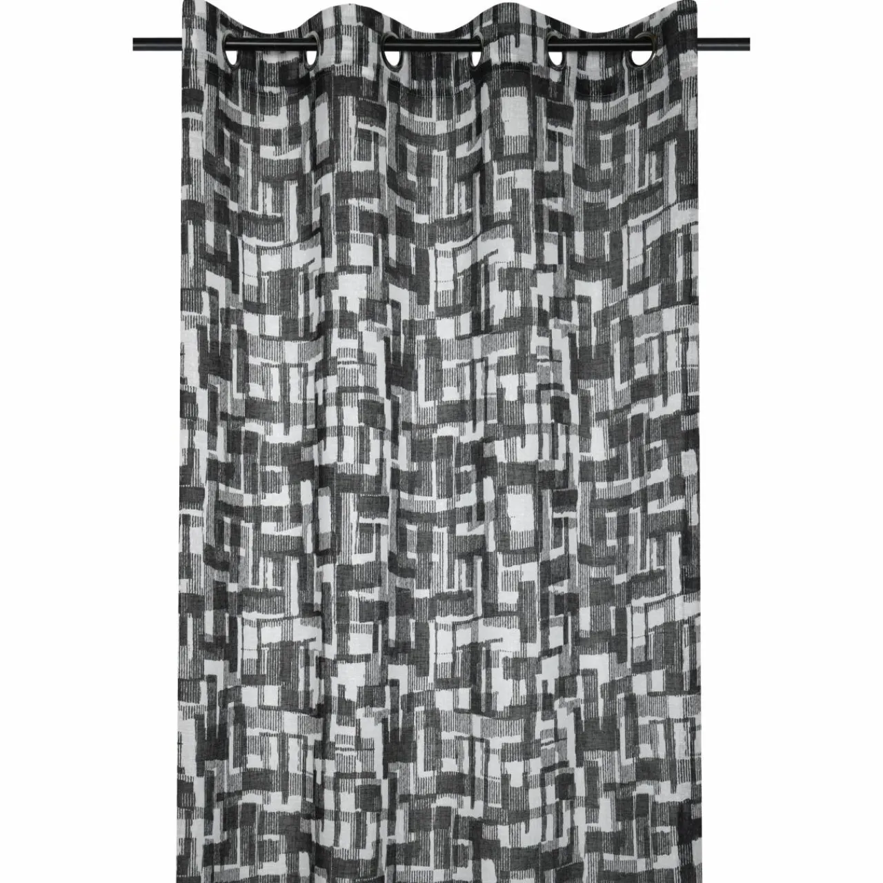 Voilage|LOVELY CASA Voilage (140 x 260 cm) Linear Noir