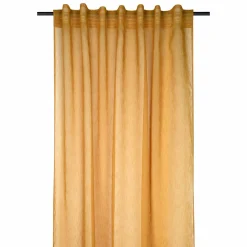Voilage|LOVELY CASA Voilage galon fronceur (140 x 260 cm) Derby Jaune moutarde