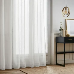 Voilage|EMINZA Voilage galon fronceur (280 x 240 cm) Léontine Blanc