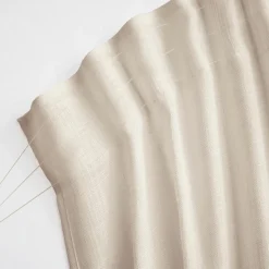 Voilage|EMINZA Voilage galon fronceur effet lin (280 x 240 cm) Robin Beige