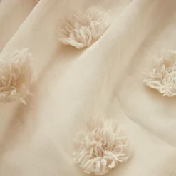 Voilage|EMINZA Voilage galon fronceur pompons (280 x 240 cm) Suzie Beige