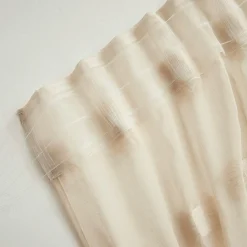 Voilage|EMINZA Voilage galon fronceur pompons (140 x 240 cm) Suzie Beige