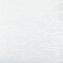 Voilage|Atmosphera, cru017dateur d'intu017drieur Voilage œillets (140 x 240 cm) Abstrait Blanc