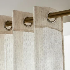 Voilage|EMINZA Voilage œillets (140 x 280 cm) Arthur Beige
