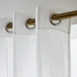 Voilage|EMINZA Voilage œillets (140 x 240 cm) Arthur Blanc
