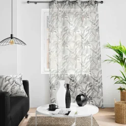 Voilage|DOUCEUR D'INTERIEUR Voilage œillets (140 x 240 cm) Cabana Ecru