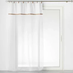 Voilage|DOUCEUR D'INTERIEUR Voilage œillets (140 x 240 cm) Leana Blanc