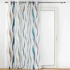 Voilage|DOUCEUR D'INTERIEUR Voilage œillets (140 x 240 cm) Lisana Multicolore
