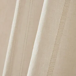 Voilage|EMINZA Voilage œillets (280 x 240 cm) Léontine Beige