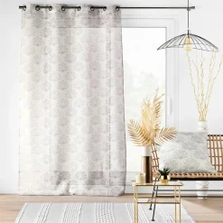 Voilage|douceur d'intu017drieur Voilage œillets (140 x 240 cm) Majestia Blanc